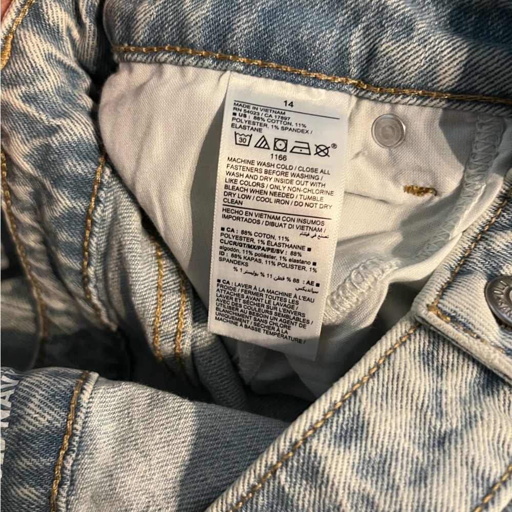 Old Navy Mid Rise Super Flare Light Wash Blue Jeans 70s Inspired NWT - Picture 6 of 11